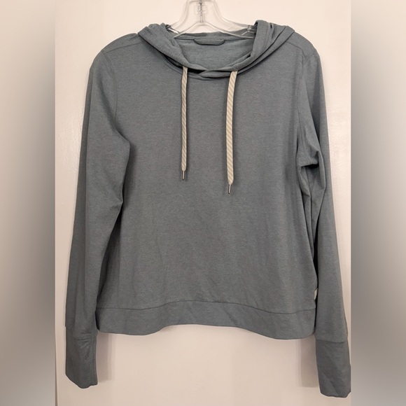 Vuori Essential Dreamknit Hoodie Light Blue Size Large - Picture 2 of 5